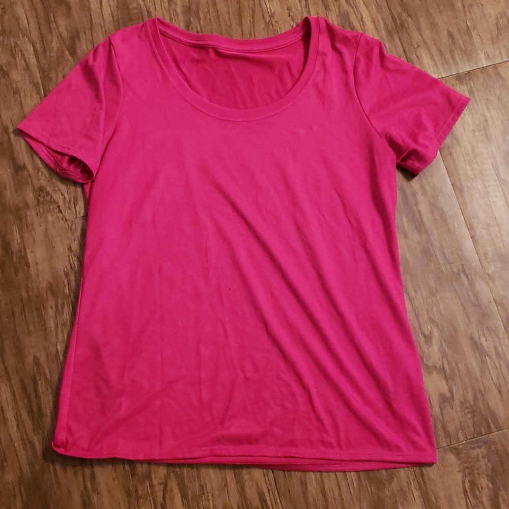 Nike Women's Dri-Fit Short Sleeve Top - Berry